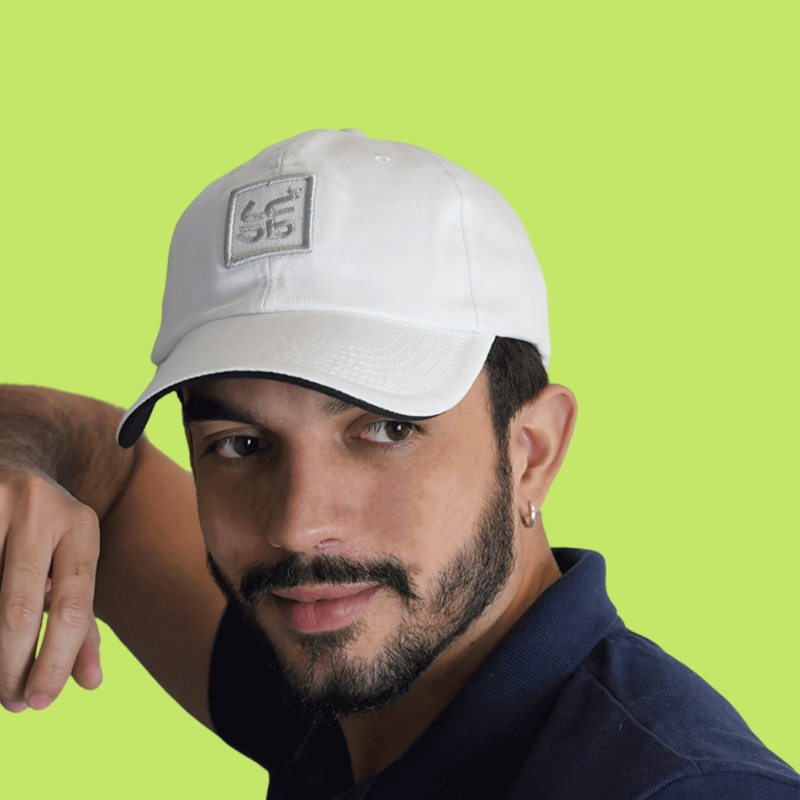 Dad Hat com Aplique e Aba Sanduíche